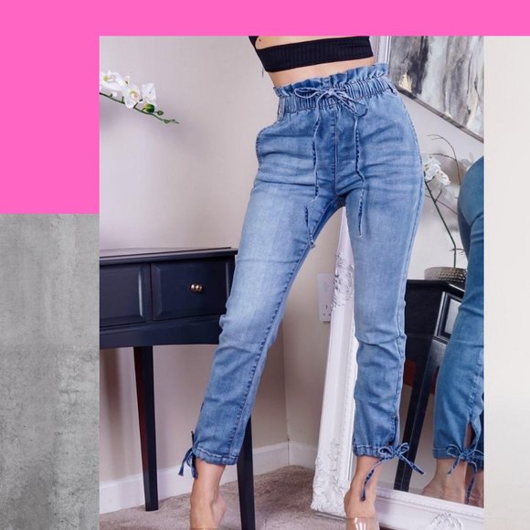 Denim - Last One🎉Paperbag Waist Jeans